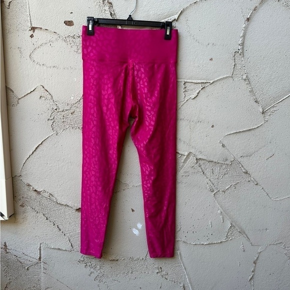 Carbon38 Leopard Takara Shine Leggings Magenta Size M - Picture 6 of 10